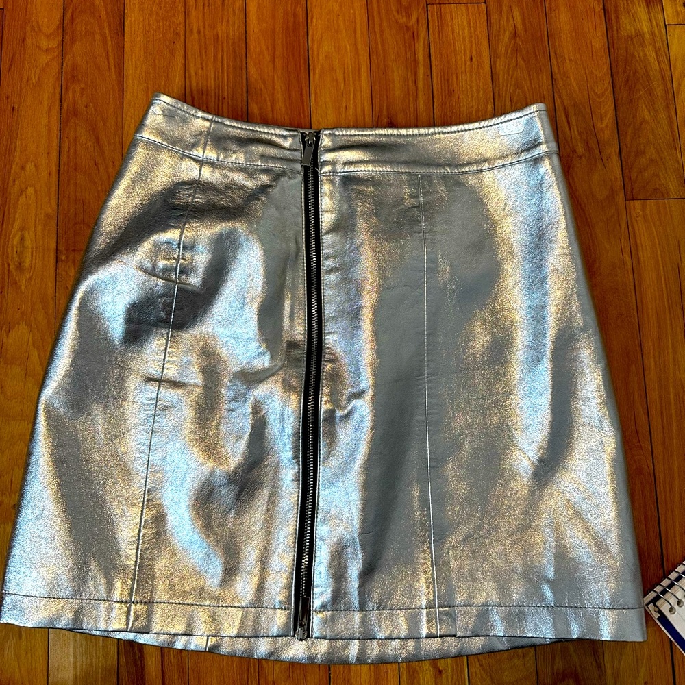 Metallic skirt
